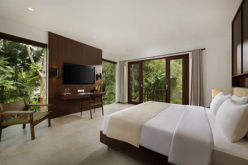 Villa 4 Kamar Konsep Modern Tropis Di Canggu