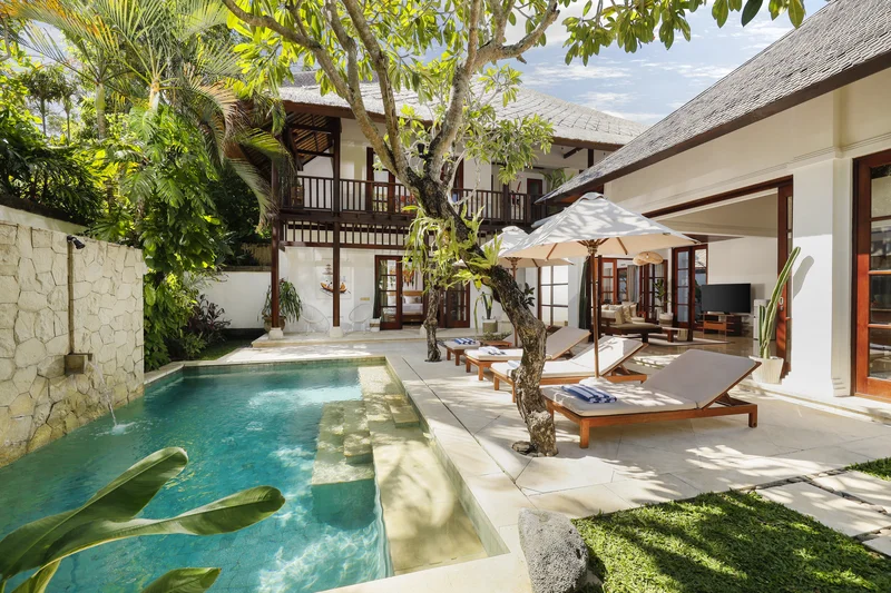 Villa 3 Kamar Konsep Bohemian di Jimbaran, Villa Avaya