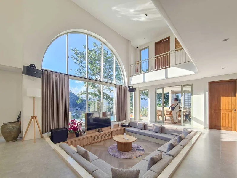 Villa Kekinian Dengan Konsep Mediterania, Villa Casa De Cielo