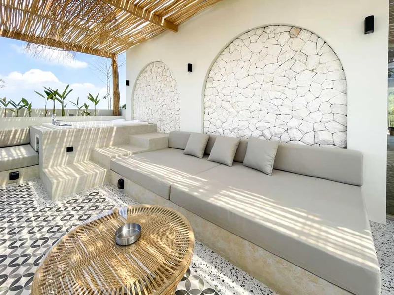 Villa Kekinian Dengan Konsep Mediterania, Villa Casa De Cielo