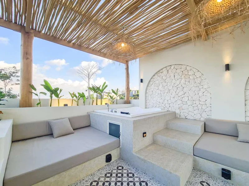 Villa Kekinian Dengan Konsep Mediterania, Villa Casa De Cielo