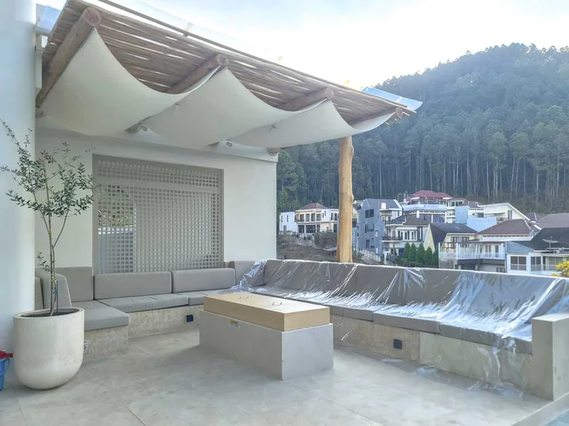 Villa Kekinian Dengan Konsep Mediterania, Villa Casa De Cielo