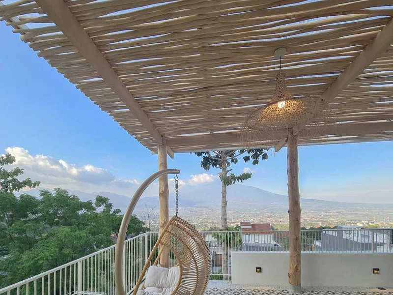 Villa Kekinian Dengan Konsep Mediterania, Villa Casa De Cielo