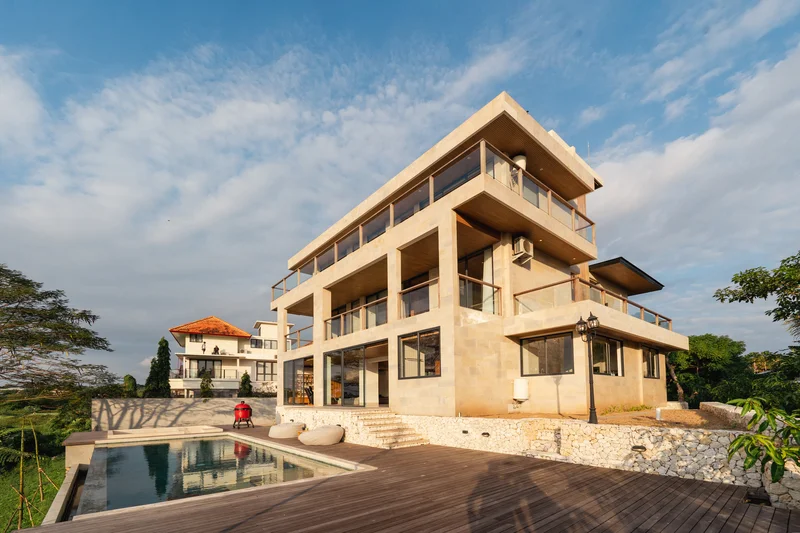 Villa 4 Kamar Eksklusif Modern Minimalis di Pecatu Bali, Villa Avocagolf